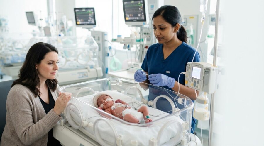 NICU Infant Feeding Support Products for Breast Milk and Tube Feeding