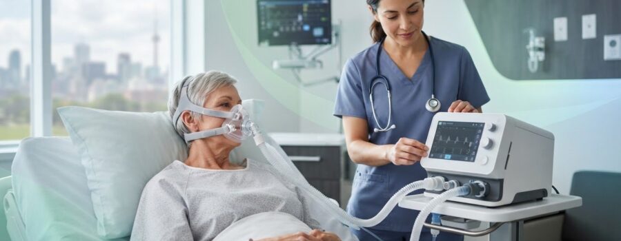 Non-invasive ventilators in Canada: CPAP, BiPAP and care